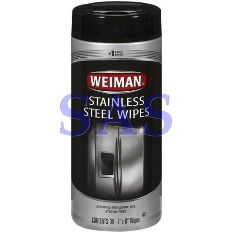 WEIMAN STAINLESS STEEL WIPES - WEI00007
