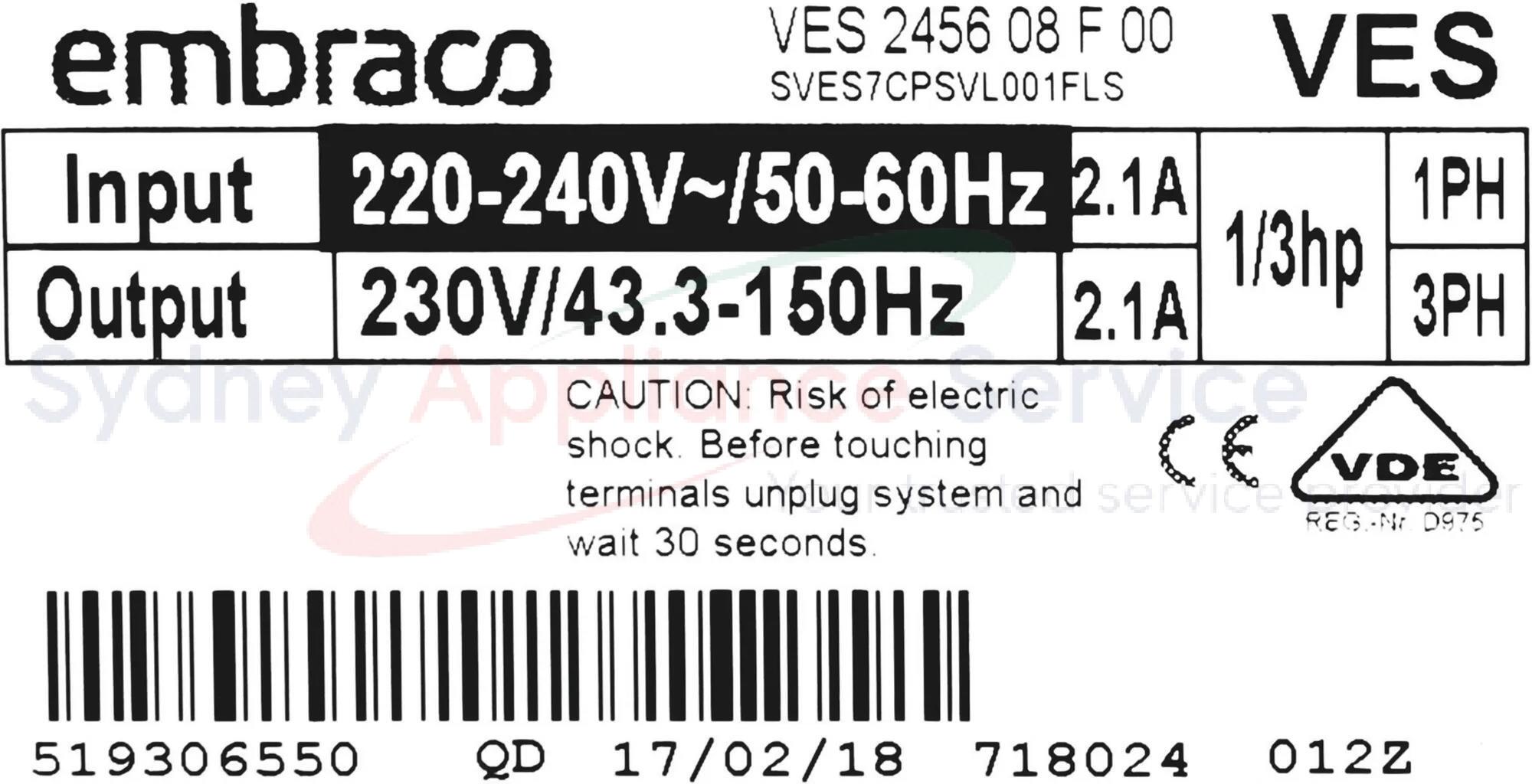 BOSCH FRIDGES & FREEZERS INVERTER MODULE - 12015832 - 12015832 - Part for - - Models: KI34NP60AU/04 BOSCH FRIDGES & FREEZERS INVERTER MODULE - 12015832 - 12015832 - Part for - - Models: KI34NP60AU/04