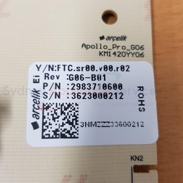 DRYER ELECTRONIC_BOARD(MONO) - 2985522801 - 2985522801 - Part for  -  - Models: 7188236210, BDPB802SW
