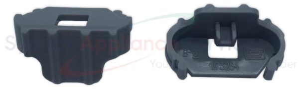 BEKO DISHWASHER RAIL CAP- FRONT&BACK -RAL7037 - 1732840100 - 1732840100 - Part for  -  - Models: 7610169077, 7610669077, 7610769077, 7623459053, 7628609077, 7684909077, BDF1410X, BDF1620W, BDF1620X, BDF1640DX, DFN05410X