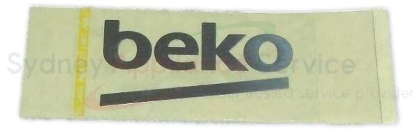 BEKO BEKO STAINLESS STEEL LOGO - 5737560100 - 5737560100 - Part for  -  - Models: 7273742412, 7293642411, 8700000208, DN151120