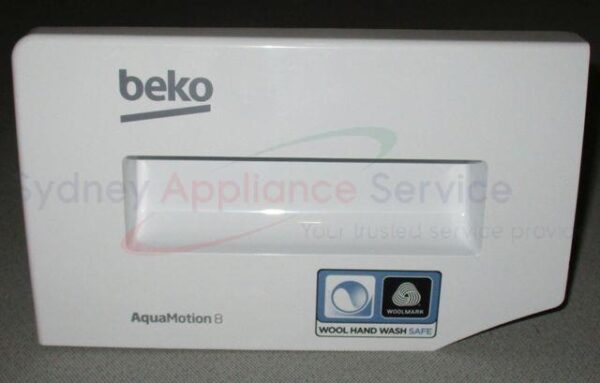 BEKO DETERGENT DRAWER FRONT COVER ASSY. - 2420709056 - 2420709056 - Part for  -  - Models: 