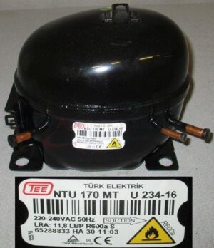 BEKO FRIDGES & FREEZERS COMPRESSOR (NTU 170 MT 220-240V)(R600A) - 5234116011