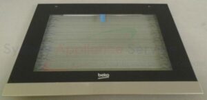 BEKO DETACHABLE FRONT DOOR OUTER GLASS GROUP - 210442223
