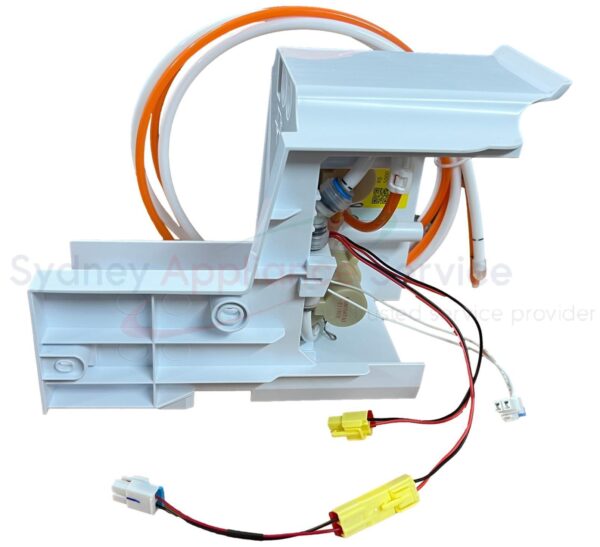 SAMSUNG FRIDGES & FREEZERS WATER TANK CASE MOTOR + TUBE ASSY - DA97-20016A - DA97-20016A - Part for  -  - Models: 0000, 0000, 0000, 0000, 0001, 0001, 0001, 0001, 0002, 0002, 0002, 0002, RS64R5315B4/SA, RS64T5F01B4/SA, SRS656MBFH4, SRS673DMB
