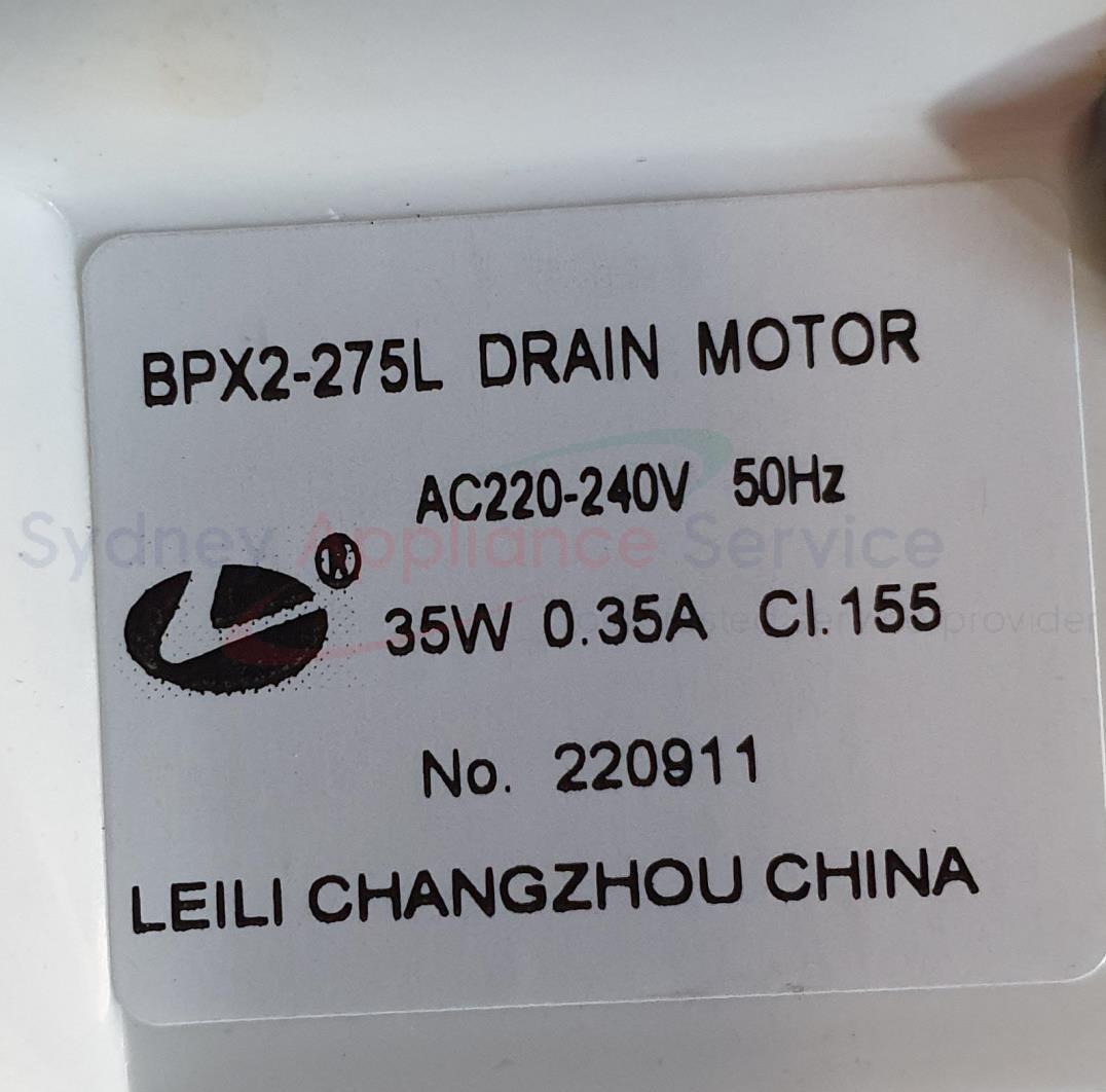 HITACHI WASHING MACHINE DRAIN PUMP ASSY(50HZ) - PTSF-P100XAV 042 - PTSF-P100XAV 042 - Part for - - Models: SF-P100XAV, SF-P100XAVSL, SF-P100XAVWH HITACHI WASHING MACHINE DRAIN PUMP ASSY(50HZ) - PTSF-P100XAV 042 - PTSF-P100XAV 042 - Part for - - Models: SF-P100XAV, SF-P100XAVSL, SF-P100XAVWH