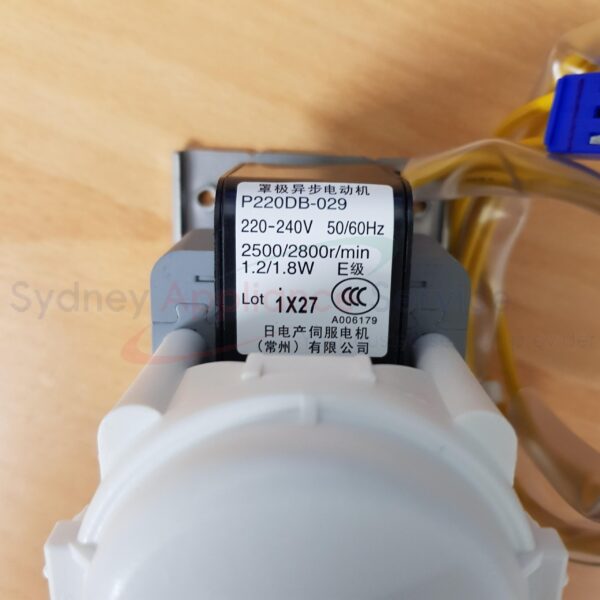 MITSUBISHI ELECTRIC AIR CON DRAIN PUMP - E27807355 - E27807355 - Part for  -  - Models: PEAD-RP100JAAD.TH, PEAD-RP71JAAD.TH, PEFY-P100VMA-E.TH, PEFY-P100VMA-ER1, PEFY-P125VMA-E.TH, PEFY-P125VMA-ER1, PEFY-P140VMA-ER1, PEFY-P20VMA-E.TH, PEFY-P20VMA-ER1, PEFY-P32VMA-E.TH, PEFY-P32VMA-ER1, PEFY-P40VMA-ER1, PEFY-P40VMA-ETH, PEFY-P50VMA-E.TH, PEFY-P50VMA-ER1, PEFY-P63VMA-E.TH, PEFY-P71VMA-ER1, PEFY-P80VMA-ER1