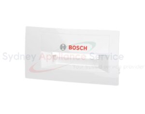 BOSCH WASHING MACHINE DISPENSER TRAY HANDLE - 12004978