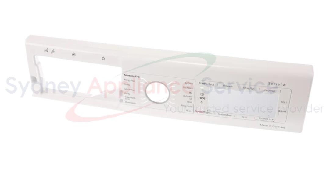 BOSCH PANEL FACIA - 11022503 - 11022503 - Part for - - Models: WAW28640AU/12, WAW28640AU/20, WAW28640AU/21, WAW28640AU/23 BOSCH PANEL FACIA - 11022503 - 11022503 - Part for - - Models: WAW28640AU/12, WAW28640AU/20, WAW28640AU/21, WAW28640AU/23