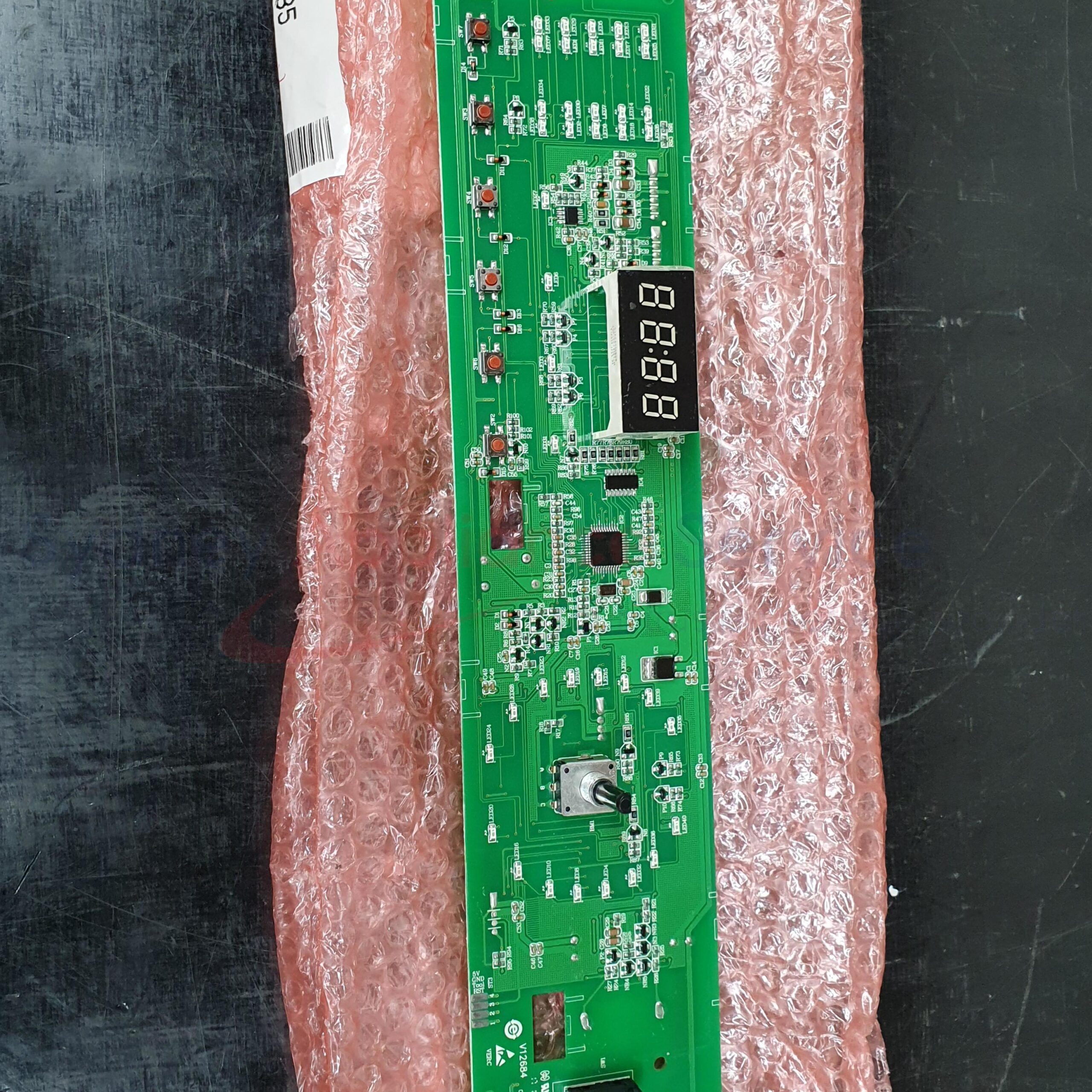 DRYER DISPLAY BOARD PCB - H0181800035 - H0181800035 - Part for - - Models: 61425-A, HDC80E1 DRYER DISPLAY BOARD PCB - H0181800035 - H0181800035 - Part for - - Models: 61425-A, HDC80E1