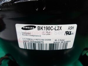 SAMSUNG COMPRESSOR;BLDC;9.08CC;115V;STATIC - BK190CL2X/ASH