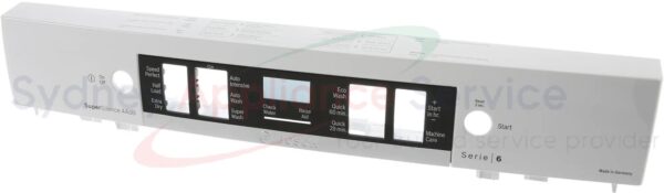 BOSCH DISHWASHER CONTROL PANEL - 11021496 - 11021496 - Part for  -  - Models: SMS66MW01A/01, SMS66MW01A/41, SMS66MW01A/51, SMS66MW01A/74
