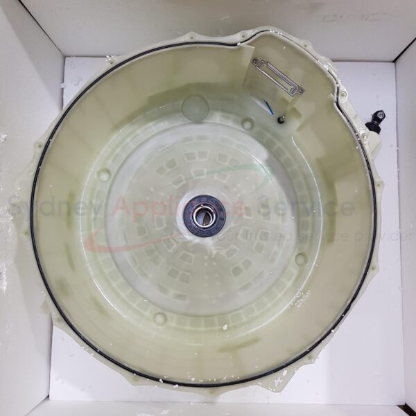 SAMSUNG WASHING MACHINE TUB BACK ASSY (INCL BEARINGS/DAMPERS) - DC97-22696A - DC97-22696A - Part for  -  - Models: 0000, 0000, 0000, 0000, 0000, 0001, 0001, 0001, 0001, 0001, 0002, WW12BB944DGBSA, WW12BB944DGHSA, WW12TP04DSB/SA, WW12TP04DSH/SA, WW12TP54DSH/SA