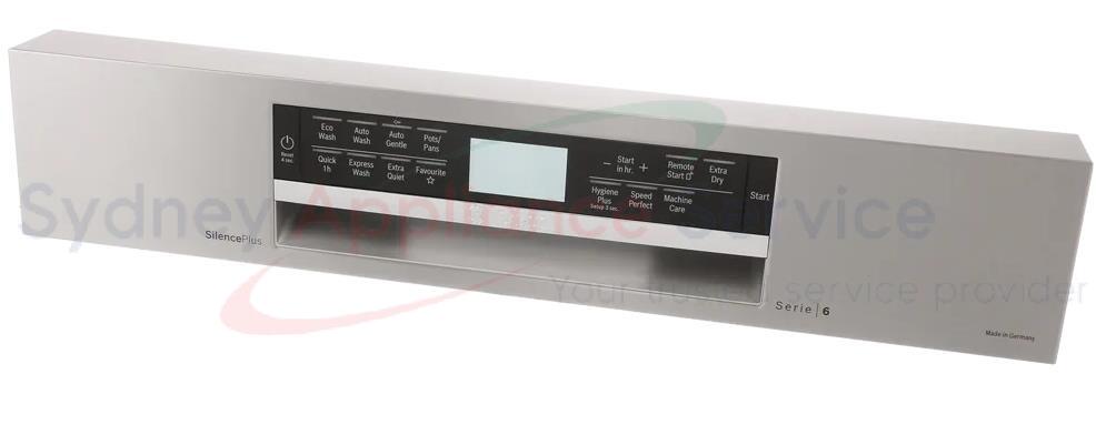 BOSCH DISHWASHER CONTROL PANEL FRAME - 11043544 - 11043544 - Part for - - Models: SMI6HCS01A/10, SMI6HCS01A/20, SMI6HCS01A/21, SMI6HCS01A/39, SMI6HCS01A/51, SMI6HCS01A/58, SMU6HAS01A/10, SMU6HAS01A/17, SMU6HAS01A/20, SMU6HAS01A/51, SMU6HCS01A/10, SMU6HCS01A/17, SMU6HCS01A/20, SMU6HCS01A/21, SMU6HCS01A/38, SMU6HCS01A/48, SMU6HCS01A/51, SMU6HCS01A/58 BOSCH DISHWASHER CONTROL PANEL FRAME - 11043544 - 11043544 - Part for - - Models: SMI6HCS01A/10, SMI6HCS01A/20, SMI6HCS01A/21, SMI6HCS01A/39, SMI6HCS01A/51, SMI6HCS01A/58, SMU6HAS01A/10, SMU6HAS01A/17, SMU6HAS01A/20, SMU6HAS01A/51, SMU6HCS01A/10, SMU6HCS01A/17, SMU6HCS01A/20, SMU6HCS01A/21, SMU6HCS01A/38, SMU6HCS01A/48, SMU6HCS01A/51, SMU6HCS01A/58