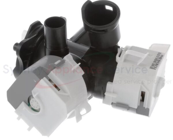 BOSCH WASHING MACHINE DRAIN PUMP & CIRCULATION PUMP ASSY - 00146156 - 00146156 - Part for  -  - Models: WAV28M40AU/04, WAV28M40AU/07, WAX32K41AU/01, WAX32K41AU/04, WAX32K41AU/07, WAX32K41AU/09, WAX32M41AU/01, WAX32M41AU/04, WAX32M41AU/07