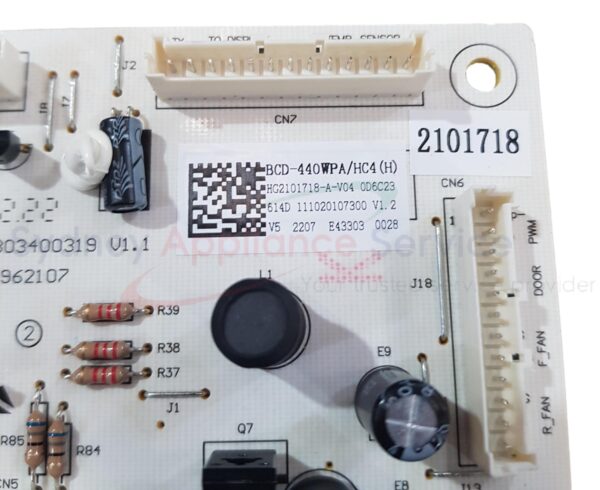 HISENSE FRIDGES & FREEZERS MAIN PCB ASSY - K2101718 - K2101718 - Part for  -  - Models: HRCD454BW, HRCD454SW, HRCD512BW, HRCD512SW