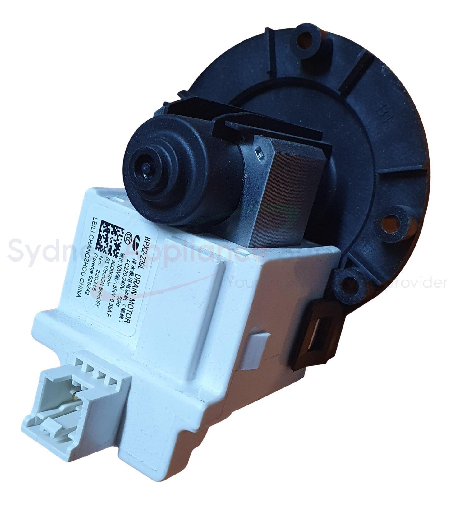 HISENSE WASHING MACHINE DRAIN PUMP - G629242 - G629242 - Part for - - Models: HWGA8014, HWGA9014 HISENSE WASHING MACHINE DRAIN PUMP - G629242 - G629242 - Part for - - Models: HWGA8014, HWGA9014