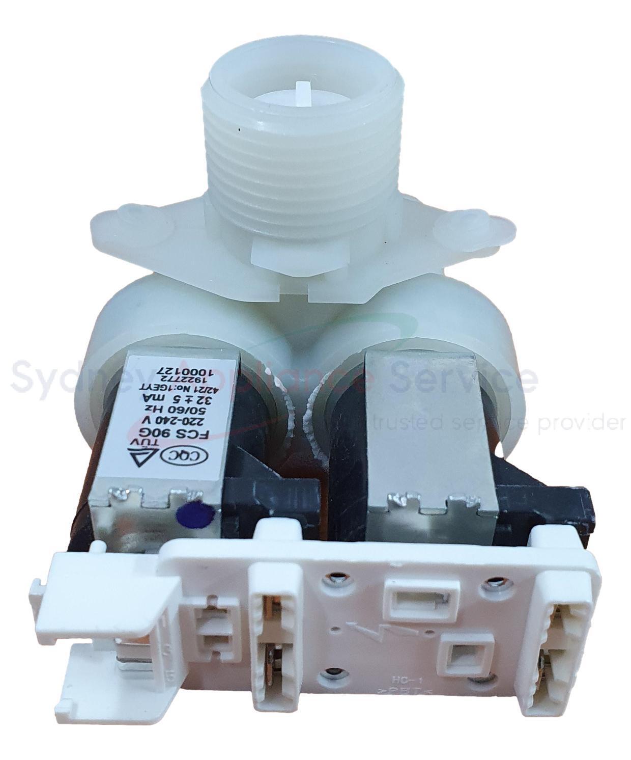 HISENSE WASHING MACHINE INLET VALVE DOUBLE - K1922772 - K1922772 - Part for - - Models: HWFV7512 HISENSE WASHING MACHINE INLET VALVE DOUBLE - K1922772 - K1922772 - Part for - - Models: HWFV7512