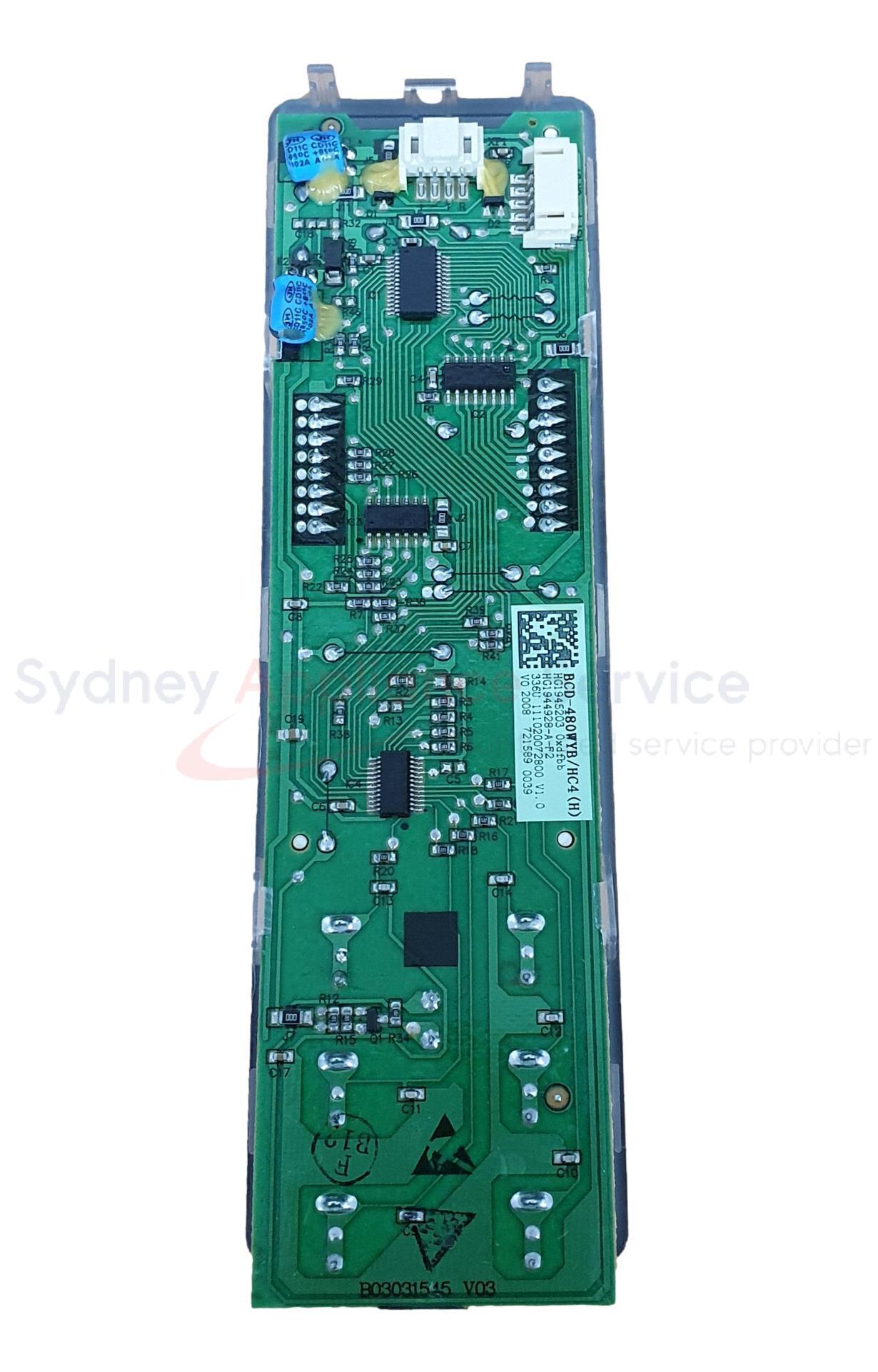 HISENSE FRIDGES & FREEZERS DISPLAY BOARD PART - K1945203 - K1945203 - Part for - - Models: HR6TFF534SD HISENSE FRIDGES & FREEZERS DISPLAY BOARD PART - K1945203 - K1945203 - Part for - - Models: HR6TFF534SD