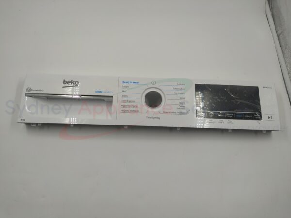 BEKO DRYER PANEL ASSEMBLY - 2986659040 - 2986659040 - Part for  -  - Models: 7188236210, BDPB802SW