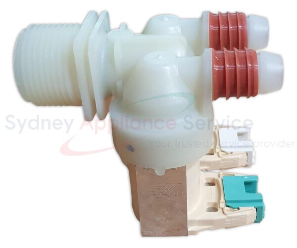 WESTINGHOUSE WASHING MACHINE INLET VALVE COLD - 140207156039 - 140207156039 - Part for  -  - Models: 91304121400, 91304121500, 91304121600, 91304124600, 91304124700, WWT1084C7SA, WWT1084C7WA, WWT1184C7WA, WWT9084C7SA, WWT9084C7WA