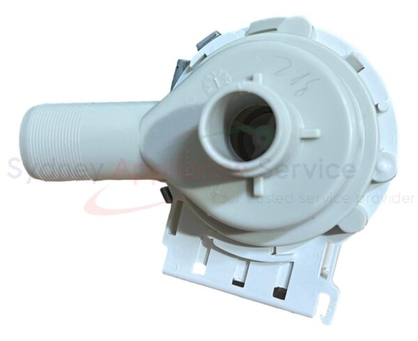 SIMPSON WASHING MACHINE DRAIN PUMP - 0499200049 - 0499200049 - Part for  -  - Models: 91304113600, 91304118700, 91304119900, 91304119901, 91490059902, 91490081300, 91490084300, 91490084400, 91490084500, EWF1041ZDWA, EWF14933, EWF7525DQWA, EWF7525DQWA, EWF8024CDWA, EWF9024CDWA, SWT1043, SWT1154DCWA, SWT1154DCWA, SWT1154DCWA, SWT8043, SWT8043, SWT8043