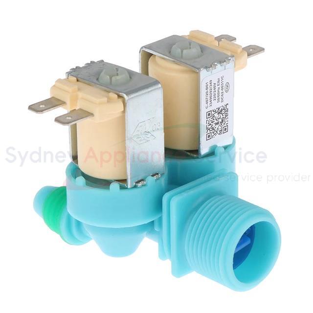 SAMSUNG WASHING MACHINE WATER VALVE COLD - DC62-00311C - DC62-00311C - Part for - - Models: 0000, 0000, 0000, 0001, WA85R6350BW/SA, WA90R6350BV/SA, WA90T6250BW/SA, XQB160-N99I/SC SAMSUNG WASHING MACHINE WATER VALVE COLD - DC62-00311C - DC62-00311C - Part for - - Models: 0000, 0000, 0000, 0001, WA85R6350BW/SA, WA90R6350BV/SA, WA90T6250BW/SA, XQB160-N99I/SC