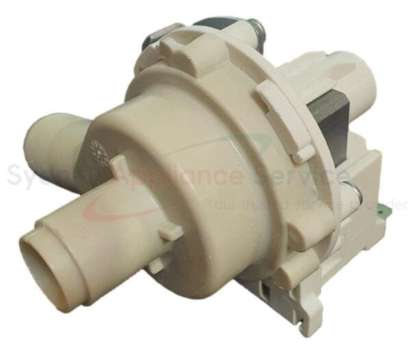 WESTINGHOUSE WASHING MACHINE DRAIN PUMP ASSY - 8581190957325 - 8581190957325 - Part for  -  - Models: 91304120300, 91304120301, 91304120401, 91304121300, 91304121400, 91304121500, 91304121600, 91304121700, 91304124600, 91304124700, WWT1084C7SA, WWT1084C7WA, WWT1184C7WA, WWT1284M7WA, WWT6084J5WA, WWT8084J7WA, WWT9084C7SA, WWT9084C7WA