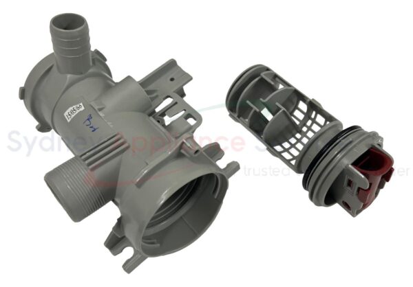 WASHING MACHINE PUMP FILTER HOUSING - 140066518162 - 140066518162 - Part for  -  - Models: 91490090300, 91490090301, 91490096900, EWF9024Q5WB, WWF8024M5WA