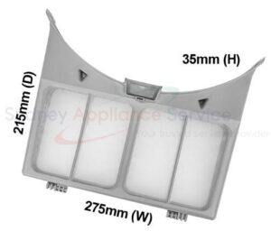 ELECTROLUX DRYER LINT FILTER - 8581334035129