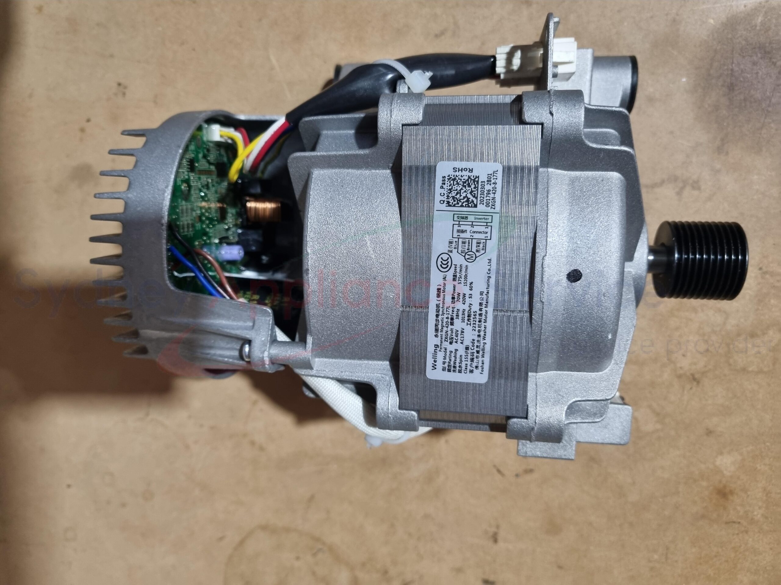 HISENSE WASHING MACHINE DC MOTOR - K2232565 - K2232565 - Part for - - Models: HWFS1015AB, HWFS1015E, HWFS1214PB, W75GK, W855Q, W947J, W959M, WA8ZD HISENSE WASHING MACHINE DC MOTOR - K2232565 - K2232565 - Part for - - Models: HWFS1015AB, HWFS1015E, HWFS1214PB, W75GK, W855Q, W947J, W959M, WA8ZD