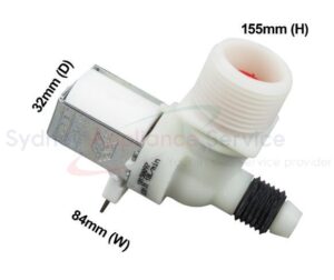SIMPSON WASHING MACHINE INLET VALVE HOT - 4055731402