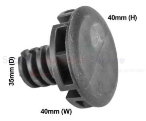ELECTROLUX DRYER ADJUSTABLE FOOT BLACK - 8996470604712