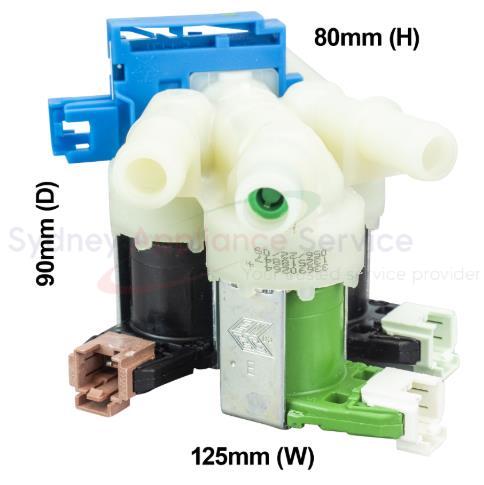ELECTROLUX WASHING MACHINE WATER VALVES 3 WAY ASSY - 8581325188473 - 8581325188473 - Part for - - Models: ELECTROLUX WASHING MACHINE WATER VALVES 3 WAY ASSY - 8581325188473 - 8581325188473 - Part for - - Models: