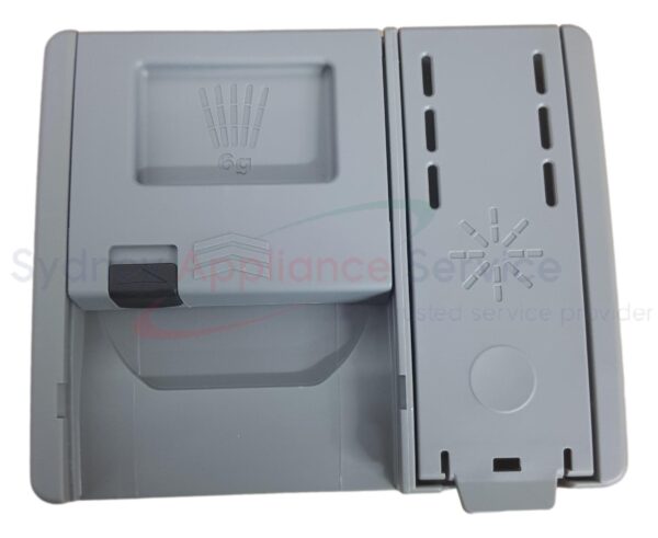 FISHER & PAYKEL DISHWASHER DETERGENT DISPENSER HA - H0120400354A - H0120400354A - Part for  -  - Models: 61598-C, 61602-C, 61610-B, 61610-B1, 61611-B, 61619-A, 61657-A, 62362-A, HDW10F1S1, HDW13V1b1, HDW13V1G1, HDW13V1S1, HDW15V2B2, HDW15V2S2, HDW15V3S1