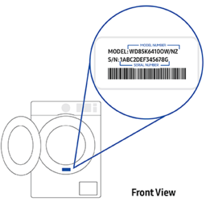 Dryer serial number