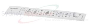 AEG DISHWASHER PROGRAMME LABEL;FFE62800PM;EN SYMBOL - 8090544720