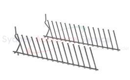BOSCH DISHWASHER INSERT FLIP TINES LINE PLATE LOW RACK - 00645101