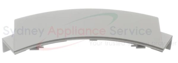 BOSCH DOOR HANDLE SILVER - 00656775 - 00656775 - Part for  -  - Models: WAK24160AU/01, WAK24160AU/02, WAK24160AU/03, WAK24160AU/04, WAK24220AU/01, WAK24220AU/02, WAK24220AU/03, WAP24160AU/01, WAP24160AU/02, WAP24261AU/01, WAP24261AU/02