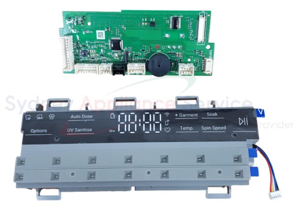 WASHING MACHINE DISPLAY BOARD - H0021800239W - H0021800239W - Part for  -  - Models: 62355-A, 62356-A, 62357-A, 62357-A, 62358-A, 62359-A, 62372-A, HWF10AN1, HWF10ANB1, HWF10DN1, HWF80AN1, HWF80ANB1, HWF90AN1, HWF90ANB1