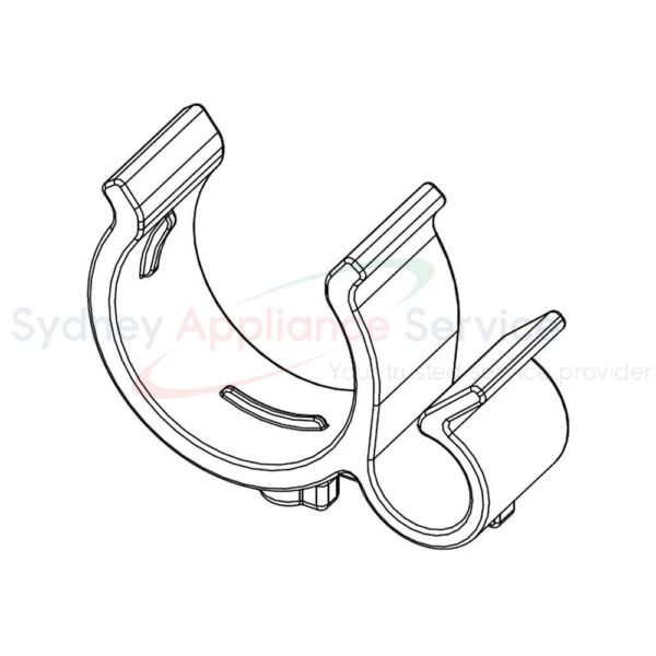 SAMSUNG WASHING MACHINE CLAMPER HOSE-FIX;HUDSON WASHER;PP;NATURA - DC65-00038A - DC65-00038A - Part for  -  - Models: 0000, 0000, 0000, 0000, 0000, 0001, 0002, 0002, 0002, 0004, 0004, 0004, 0006, WA10A8376GW/SA, WA10J7750GW/SA, WA10J7750GW1SA, WA11M8700GW/SA, WA12A8376GV/SA, WA12A8376GW/SA, WA13M8700GV/SA, WA13M8700GW/SA, WA14A8377GV/SA, WA14A8377GW/SA