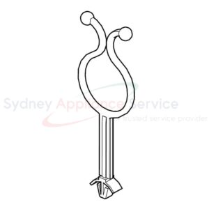 SAMSUNG WASHING MACHINE HOLDER WIRE;WF337AAW;PA6;T2.3;NATURAL;-; - DC61-01736B