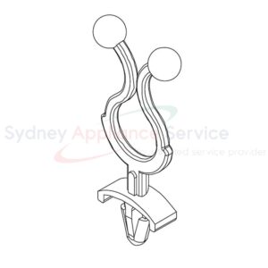 SAMSUNG WASHING MACHINE HOLDER WIRE;DAWH-3NB;PA66;T1.8;NATURAL;- - DC61-40086A