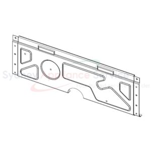 SAMSUNG WASHING MACHINE FRAME PLATE-LOW;AUTO 27INCH;GI-SGC ASSY - DC97-20563A