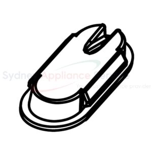 SAMSUNG WASHING MACHINE CUSHION LID;WA8700K;SI;EBONY BLACK;DUAL - DC63-01554B