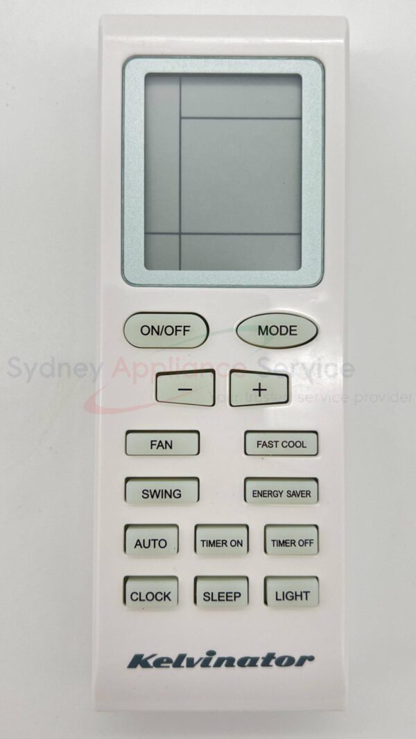 KELVINATOR AIR CON REMOTE CONTROL YS1FA 'E SERIES - 4055898912 - 4055898912 - Part for  -  - Models: 