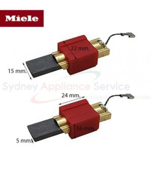 MIELE WASHING MACHINE CARBON BRUSH SET - 04297414