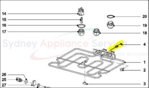 MIELE OVEN TEMPERATURE SENSOR - 6706704