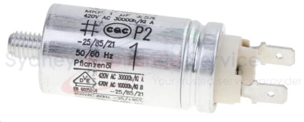 BOSCH WASHING MACHINE CAPACITOR - 00618425 - 00618425 - Part for  -  - Models: WVH28440AU/06, WVH28441AU/01, WVH28490AU/02