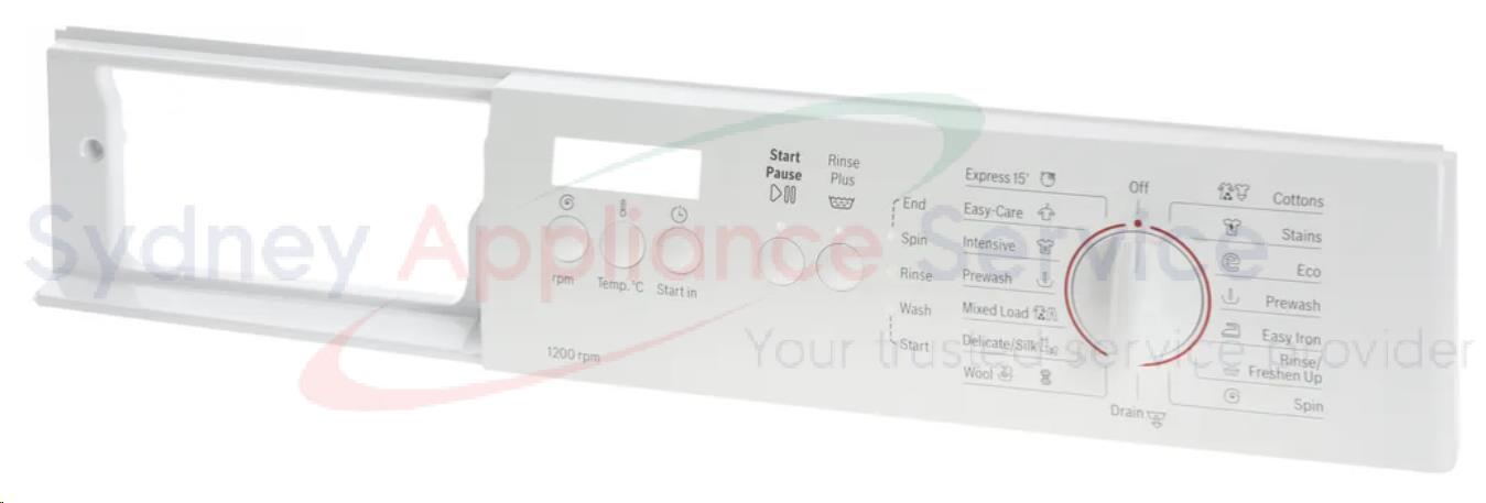 BOSCH WASHING MACHINE PANEL-FACIA - 00704150